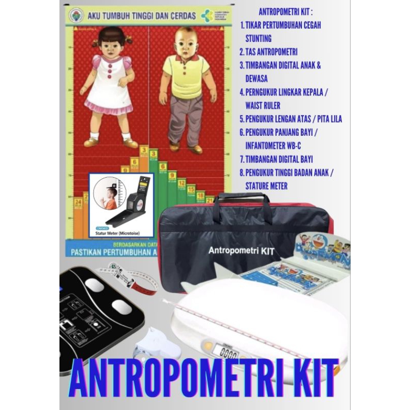 Antropometri Kit / Antropometri Simple / Posyandu Kit / Antropometri Simple / Stunting Kit