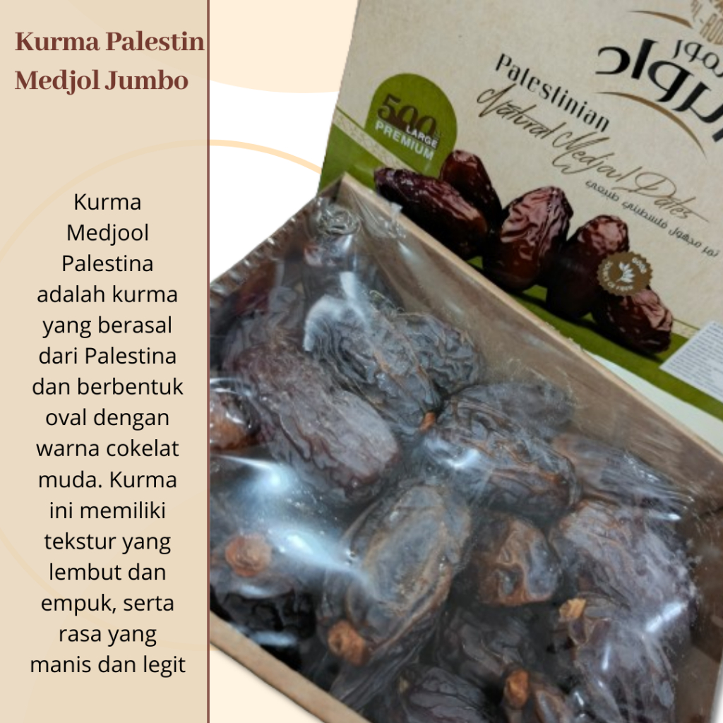 

Babaali - Kurma Medjooll Dates Jumbo Premium 250gr AL Rowad Medjool