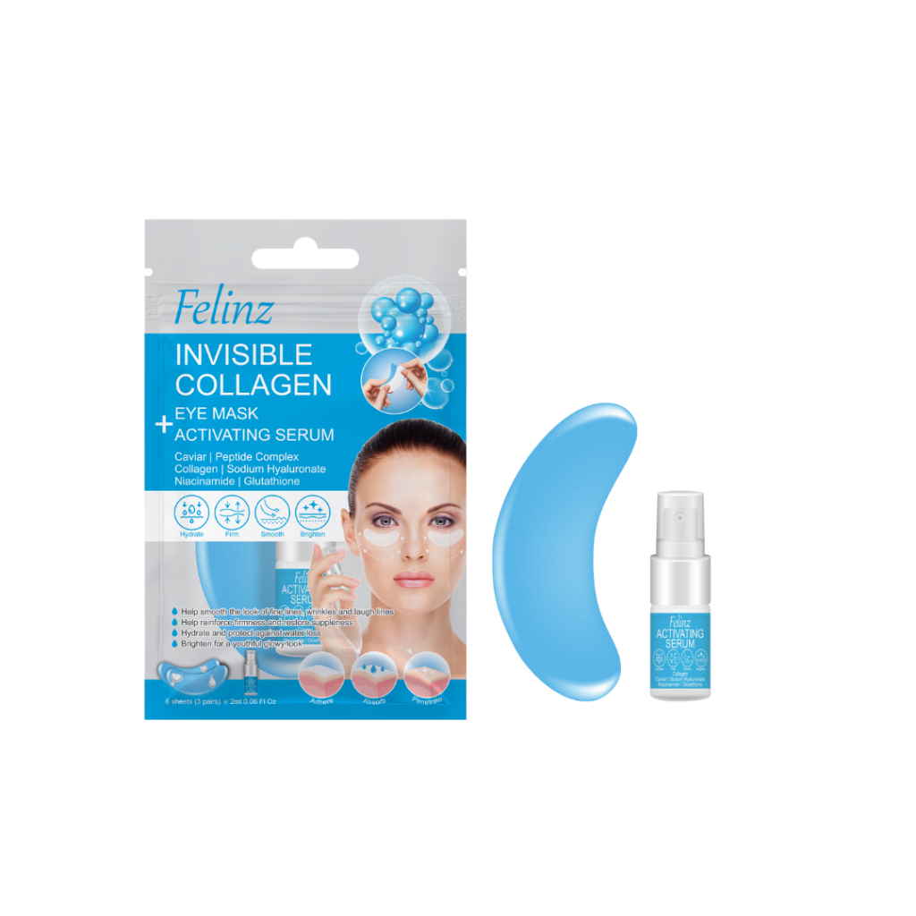 FELINZ INVISIBLE COLLAGEN EYE MASK + ACTIVATING SERUM