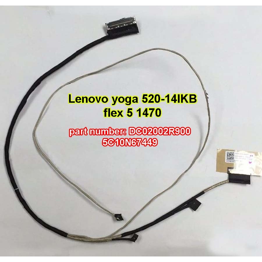 Kabel LCD Fleksibel Lenovo yoga 520-14IKB flex 5 1470 DC02002R900