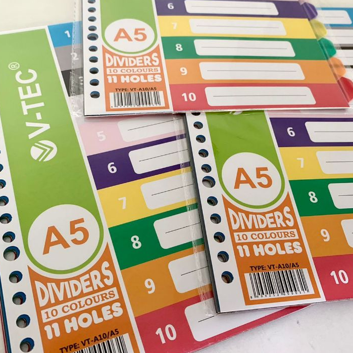 

Pembatas Binder Loose Leaf A5 V-TEC VT-A10