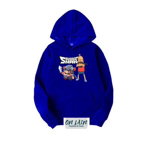 Hoodie anak laki laki sausage man