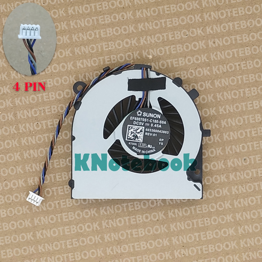 Fan Processor Kipas Laptop HP TPN-I119 TPN-I120 TPN-I124 TPN-I245