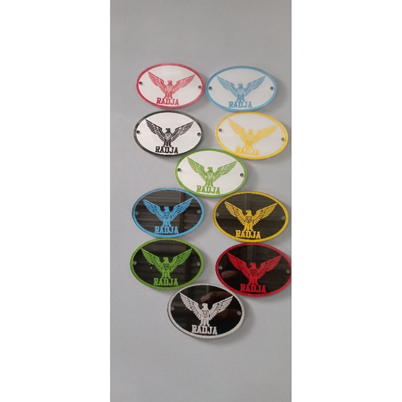 emblem sangkar radja custom akrilik / emblem sangkar / emblem sangkar custom