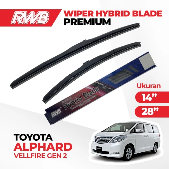 Wiper blade hybrid RWB Alphard gen2