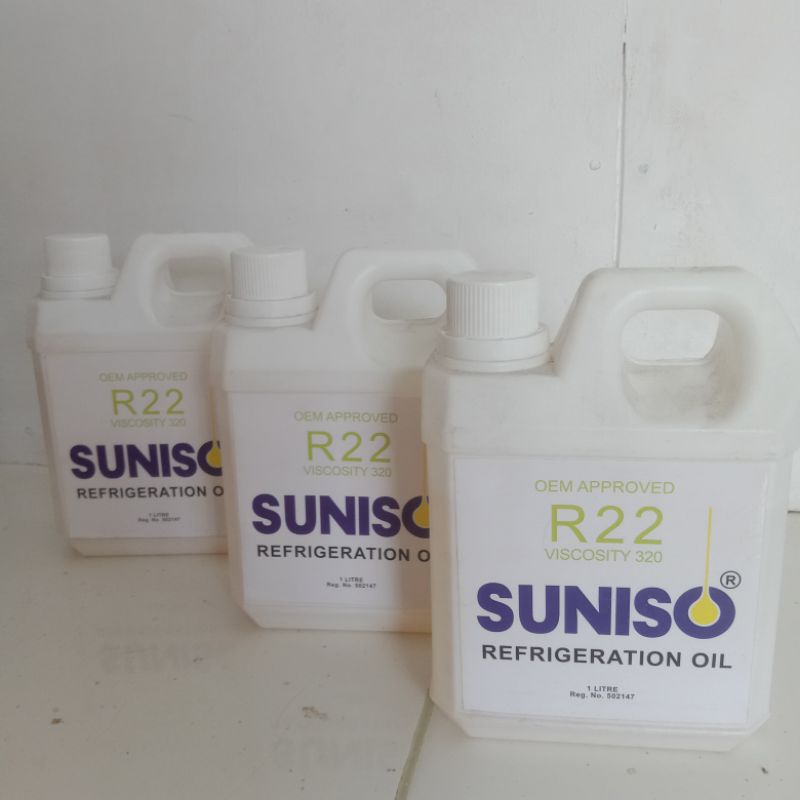 oli kompresor AC R22 suniso ukuran 1 liter