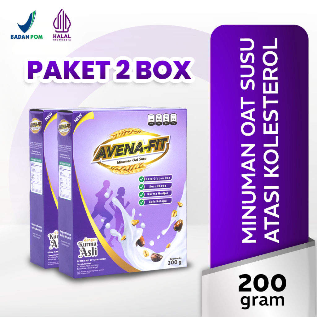 

AVENAFIT sereal oat susu kambing kurma medjool darapan pagi atasi jantung konorer kolesterol avena fit 200 gramm