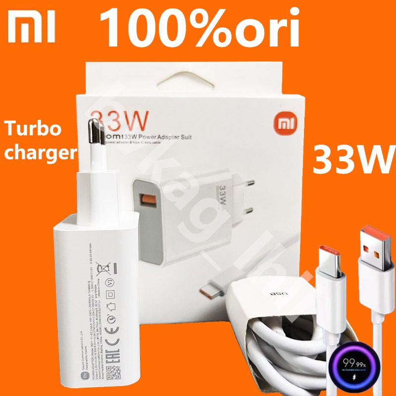 Charger Xiaomi original 100% fastcharging TYPE c Xiaomi Charger Xiaomi Original 100% Fast Charging X