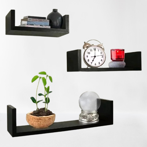 Rak Ambalan Dinding Dekorasi Kamar Tidur Minimalis Aesthetic Rak Ambalan U