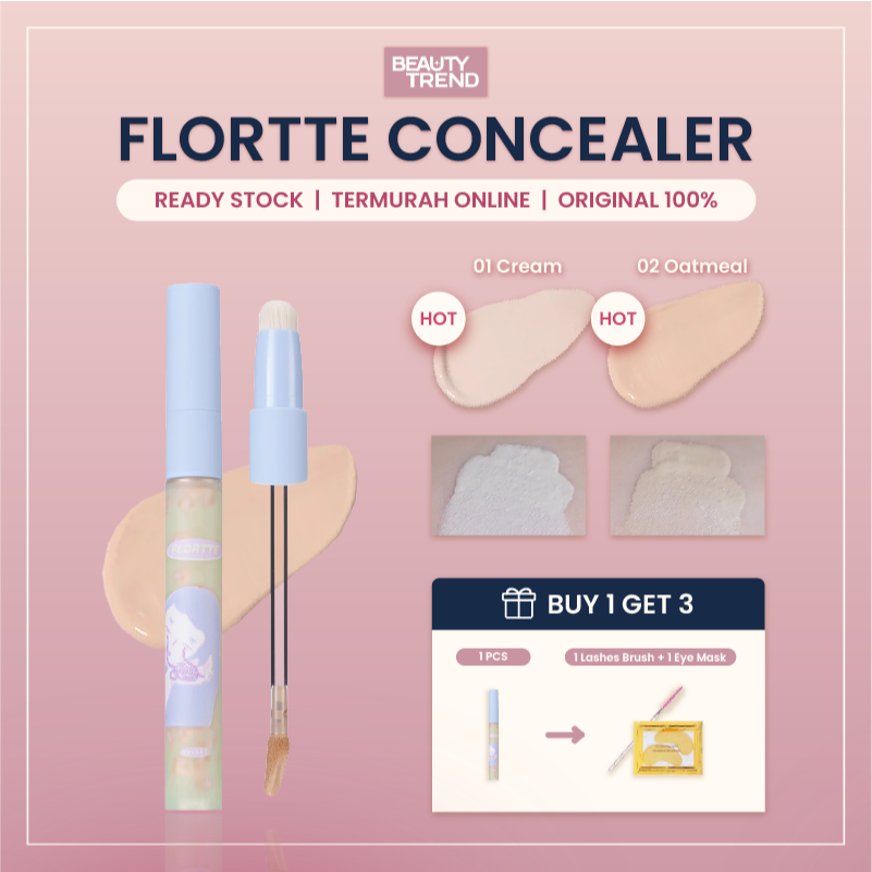 [READY ORI] Flortte Concealer Flortte Wackky Concealer Balm Concealer Flortte Flortte Corrector