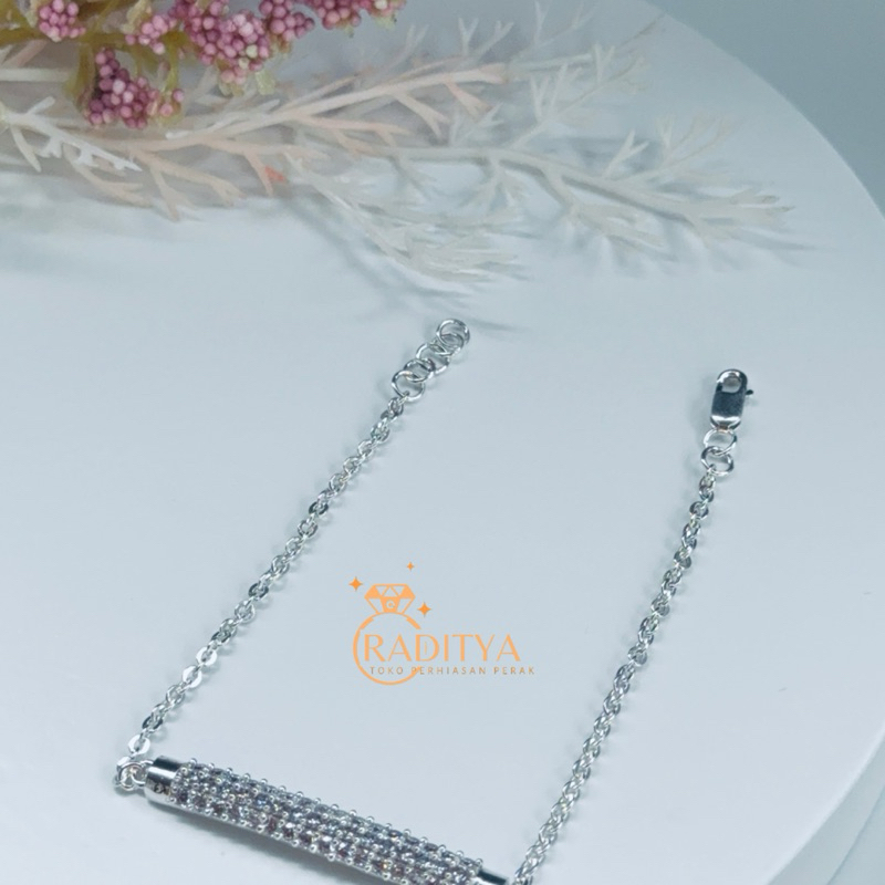 Gelang serut perak 925 asli gelang anti karat dan luntur lapis emas