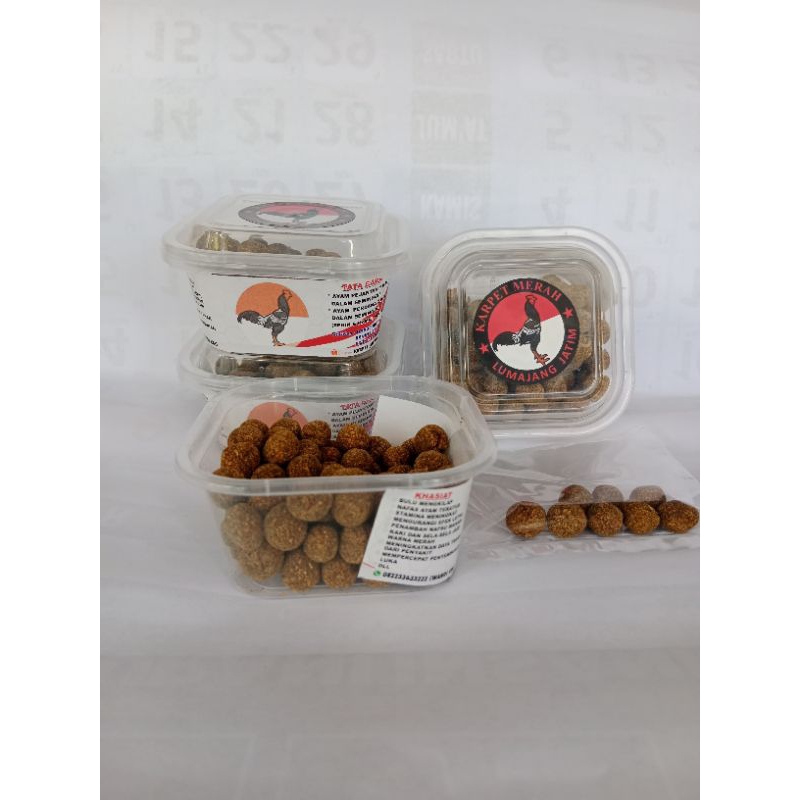 JAMU AYAM LAGA/TARUNG KARPET MERAH(KM) ECER50 BIJI