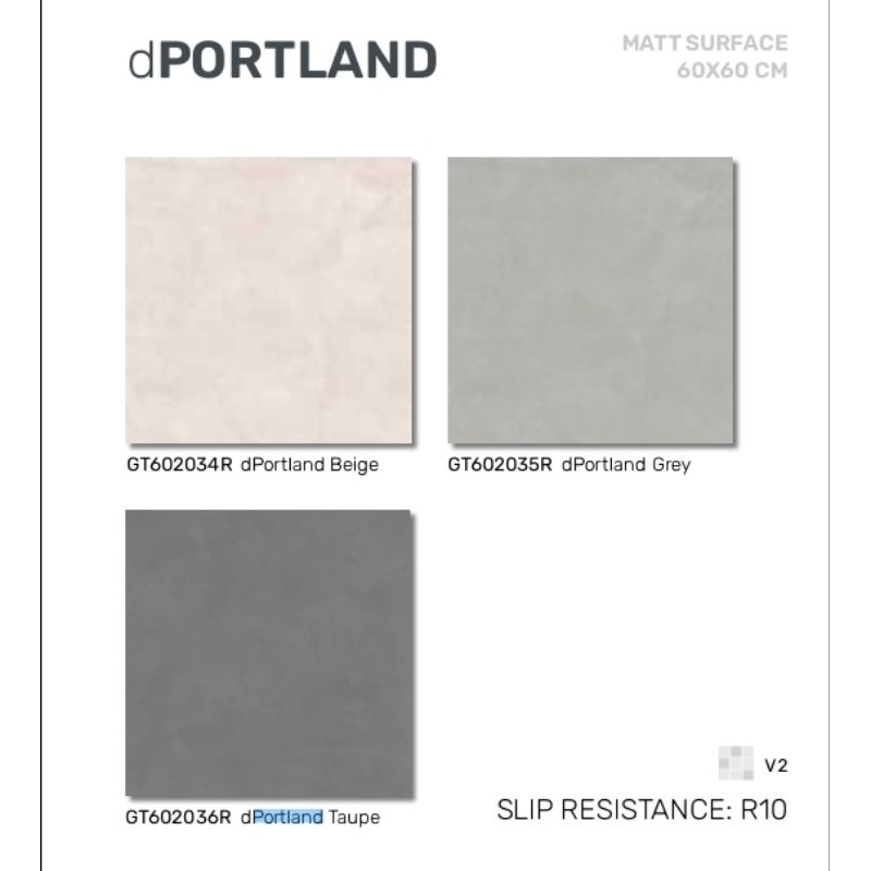 dPortland granit roman matt polished surface 60x60