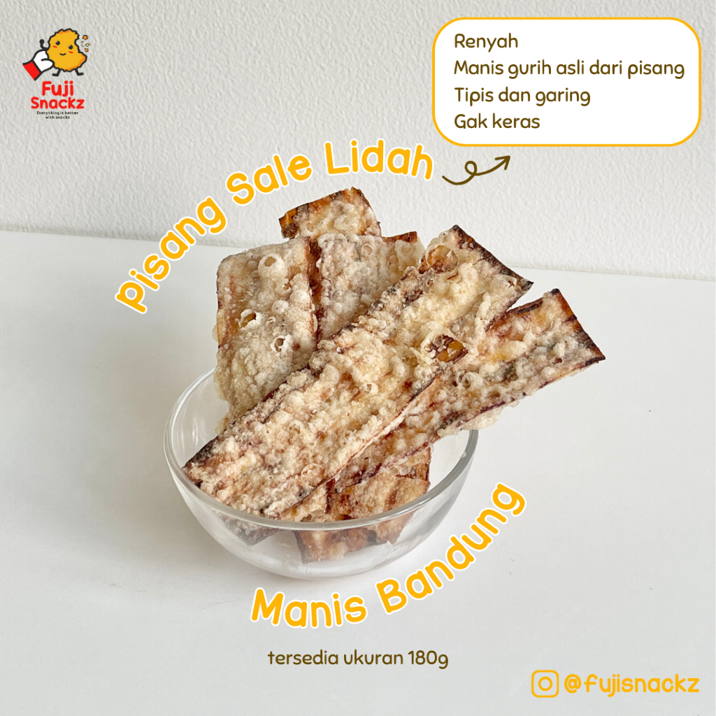

Keripik Sale Pisang Lidah Gurih Premium Homemade 200g