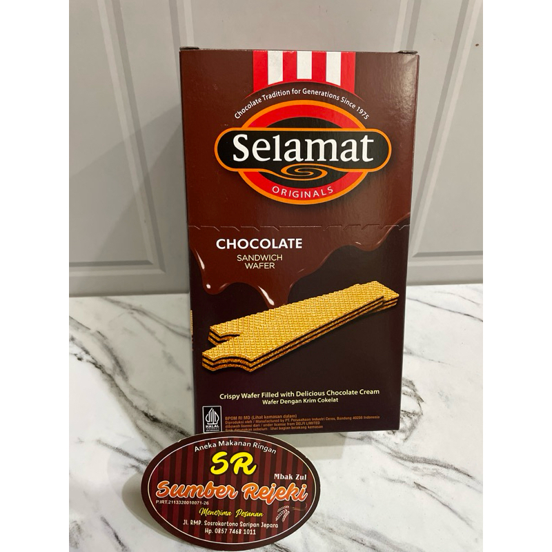 

SELAMAT CHOCOLATE SANDWICH WAFER ISI 20pcs