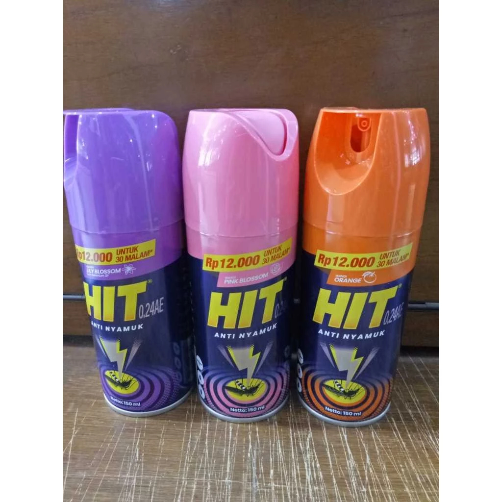 HIT AEROSOL OBAT ANTI NYAMUK SEMPROT SPRAY PEMBASMI NYAMUK 165 ML KEMASAN BARU