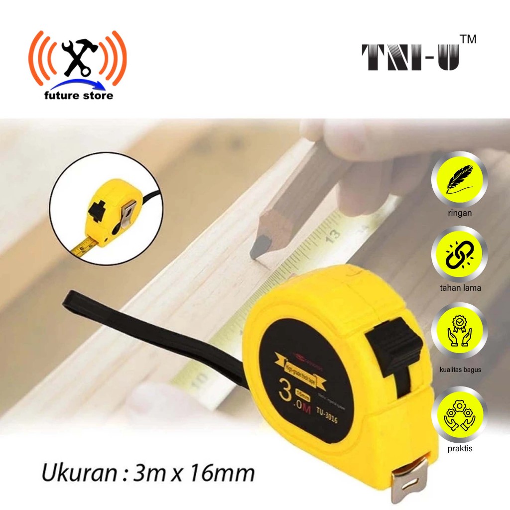 TNI-U TU-3016 - Meteran Gulung TNI-U -74215