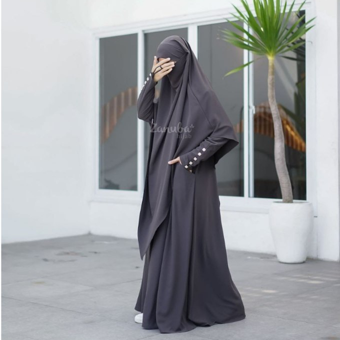 Abaya Durra Ilyana Silk Premium by Zanuba