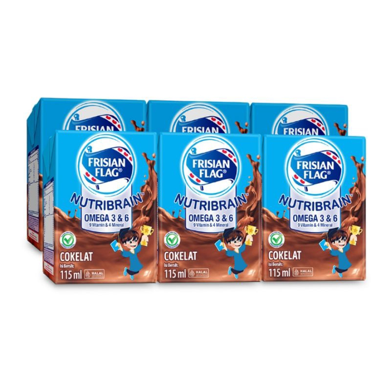 

Frisian flag milky susu UHT kotak 6 x 115 ml