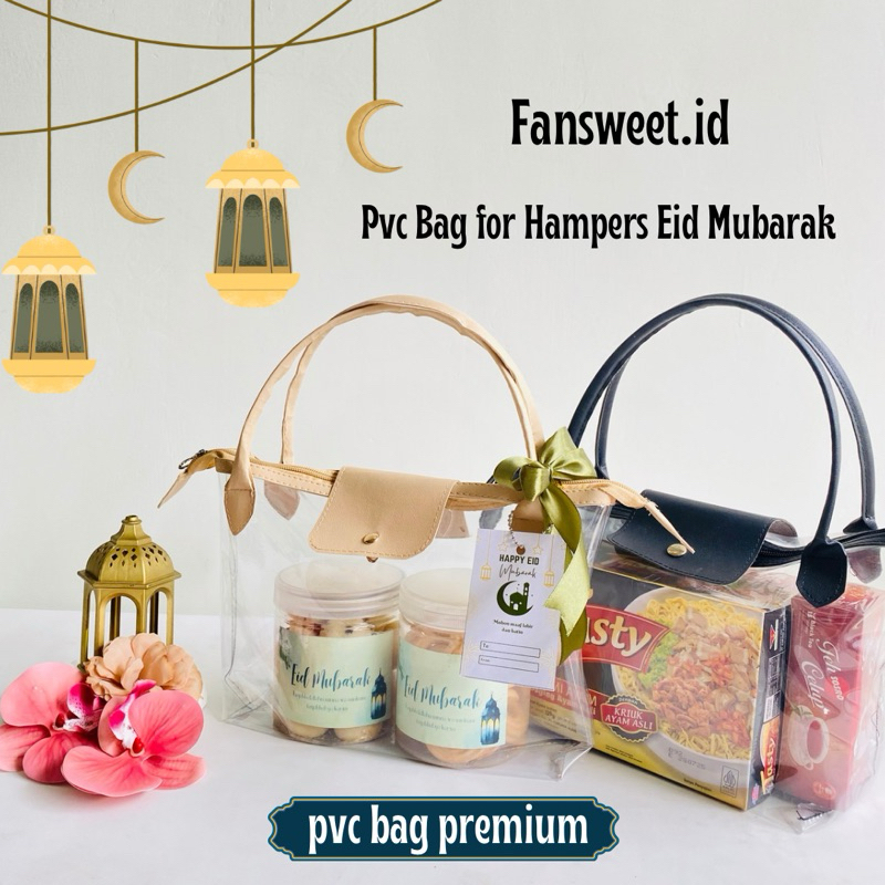 

Tas Mika PVC Hand Bag Hampers Lebaran Bridesmaid