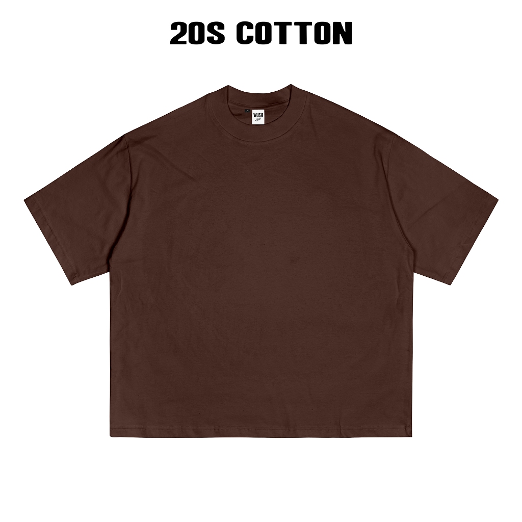 WUSH CLUB 20S BOXY FIT HEAVYWEIGHT TEE BAJU KAOS DISTRO PRIA WANITA OVERSIZE COTTON COMBAD POLOS BAS