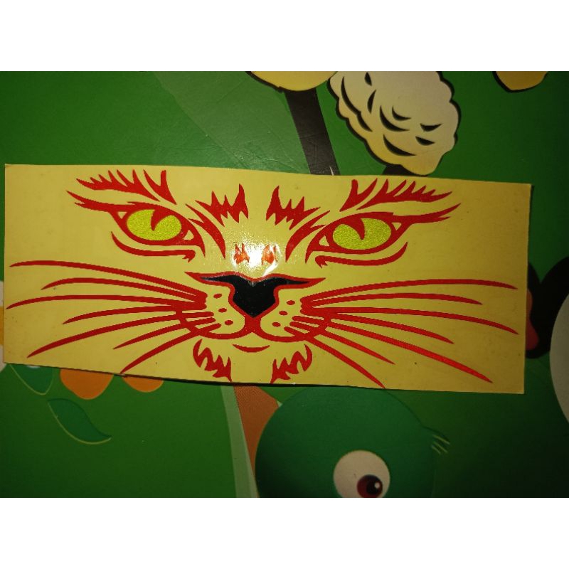 Stiker cutting sticker cutting tempelan variasi stiker variasi kucing stiker wajah kucing