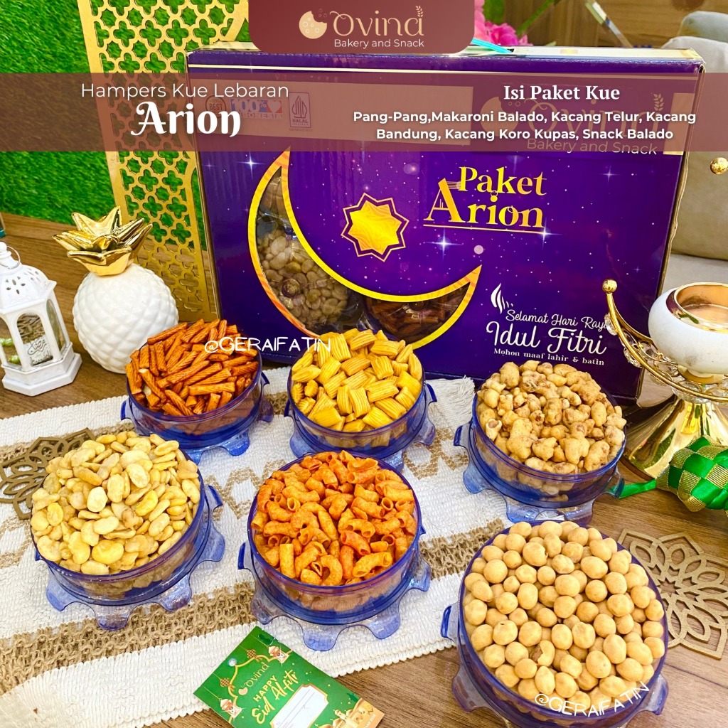 

PROMO KUE KERING LEBARAN OVINA PAKET ARION EDISI TAHUN 2025 / SATU PAKET ISI 6 TOPLES