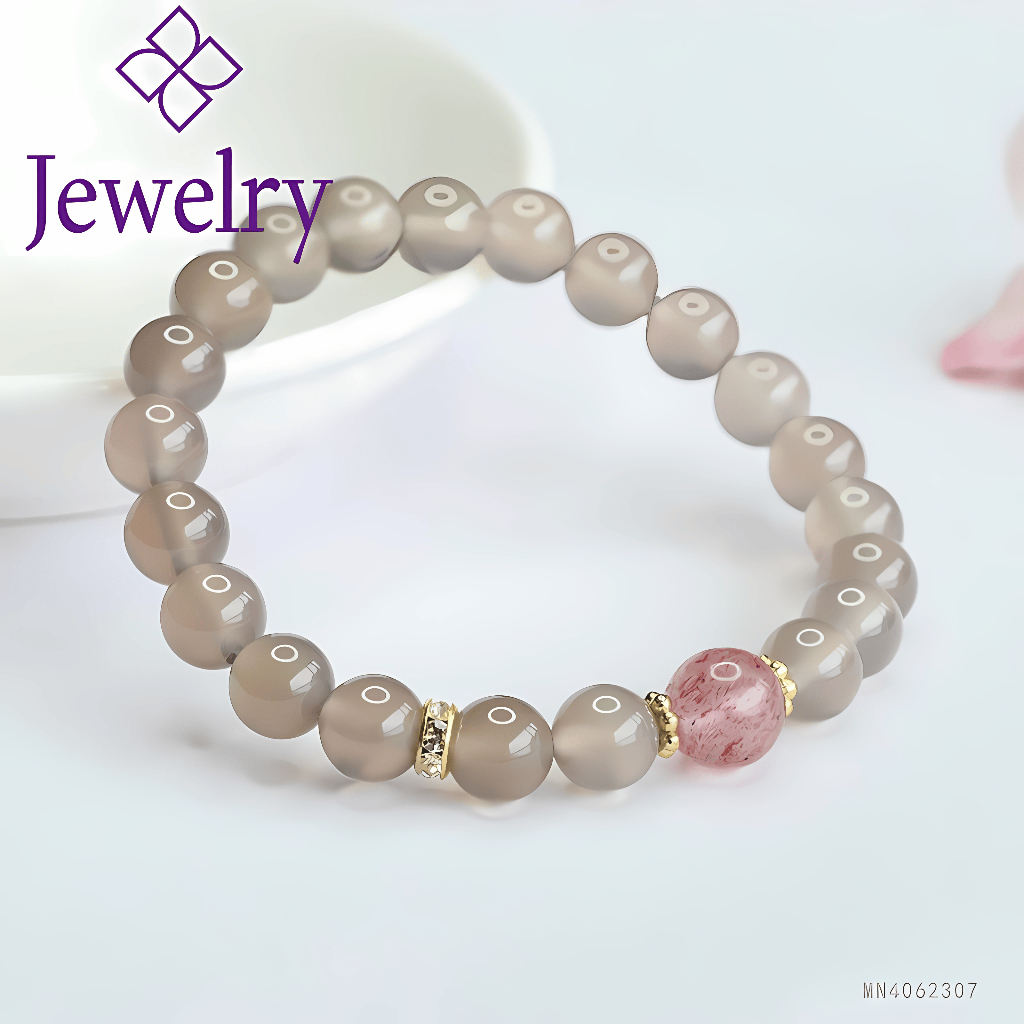 【dengan sertifikat identifikasi】gelang gelang giok batu giok asli Giok ungu berasap