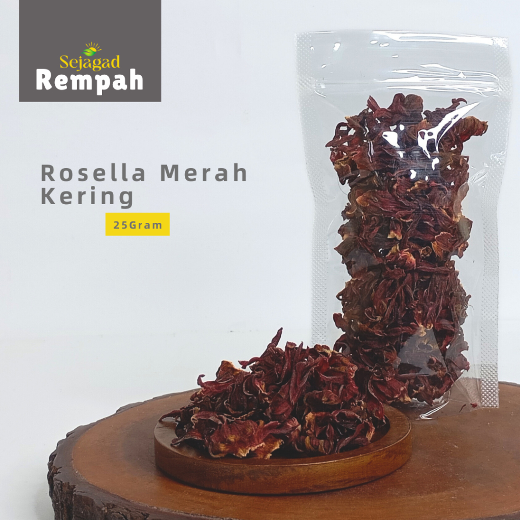 

Sejagad Rosella Merah Kering Penurun Tekanan Darah Bunga Rosella Kering Rosela merah 25gr