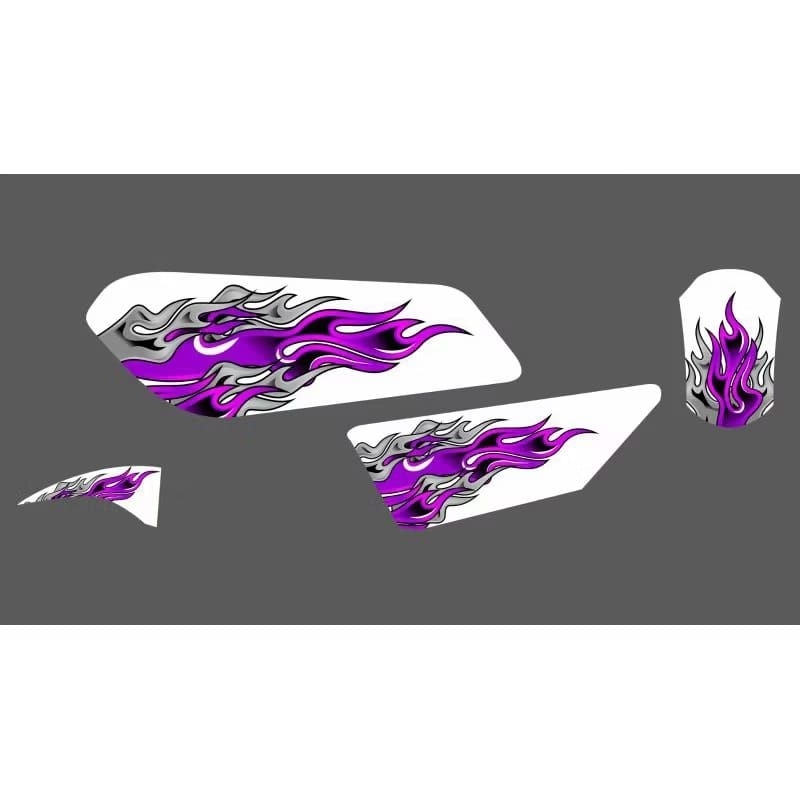 STRIPING TRANSPARAN RX KING DESAIN CUSTOM API TERBARU