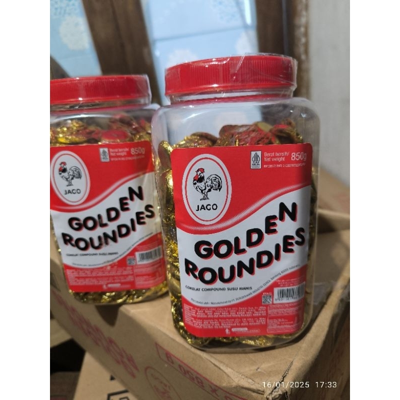 

850 gram golden roundies