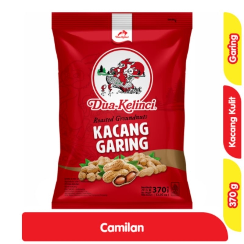 

Dua Kelinci Kacang Kulit Garing 370 g