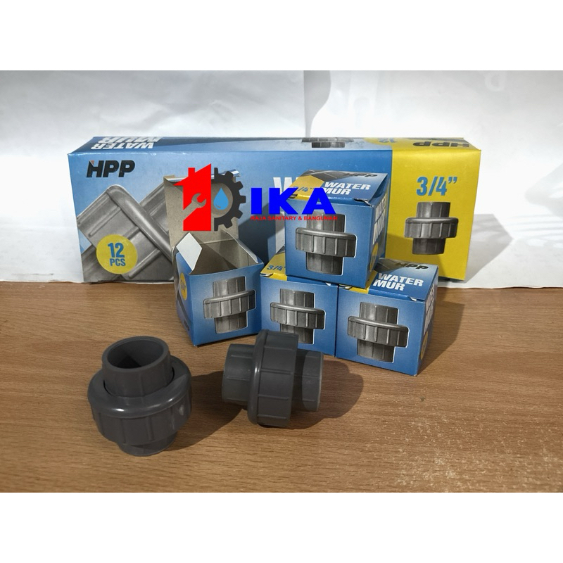 Grosir 1 Box = 12 Pcs Watermoor watermur 3/4" 3/4 inch pvc abs tebal / pipa filter sambungan penyamb
