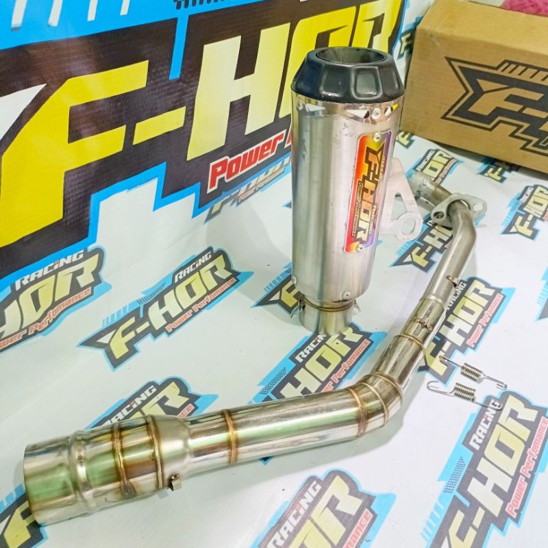 KNALPOT NORIFUMI GTX PRO 130cc Jupiter Supra Shogun Revo original FHOR