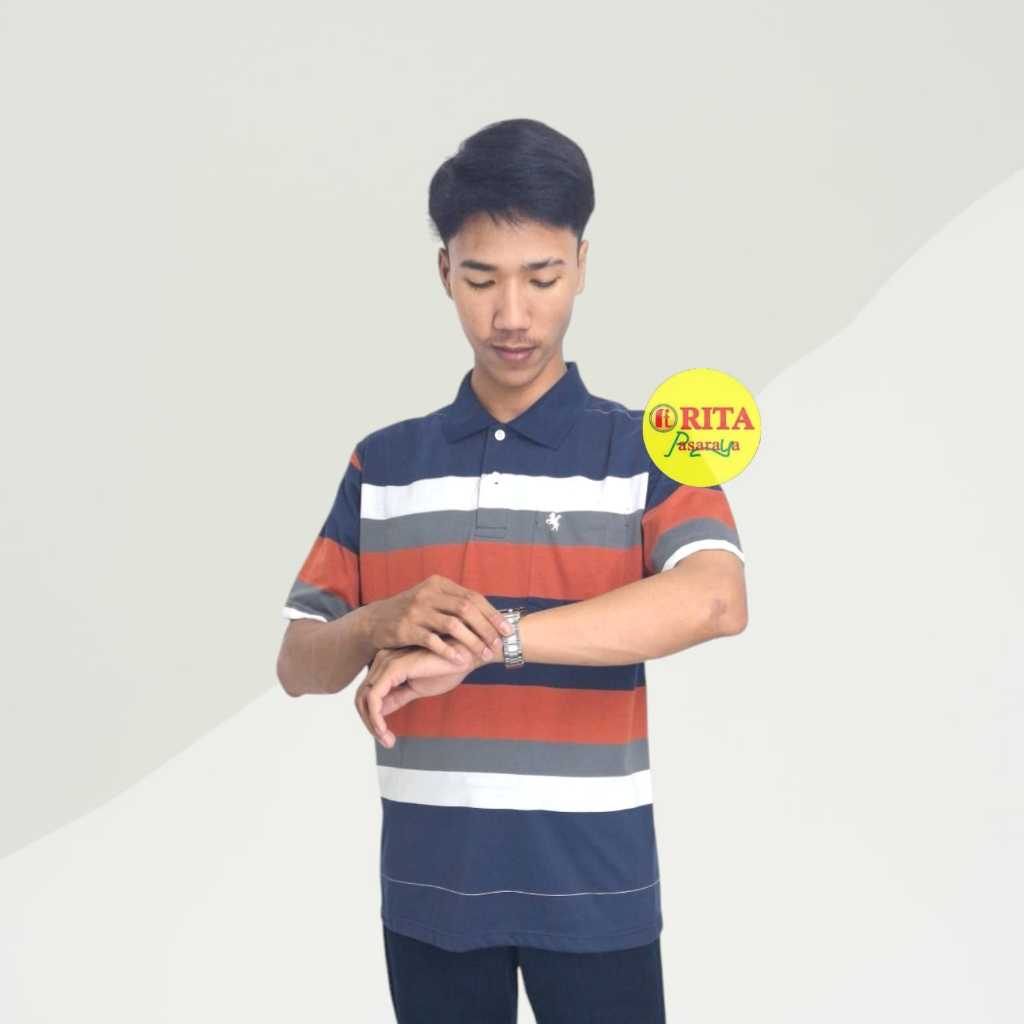 Kaos Kerah Motif Pria / Kaos Kerah Pria