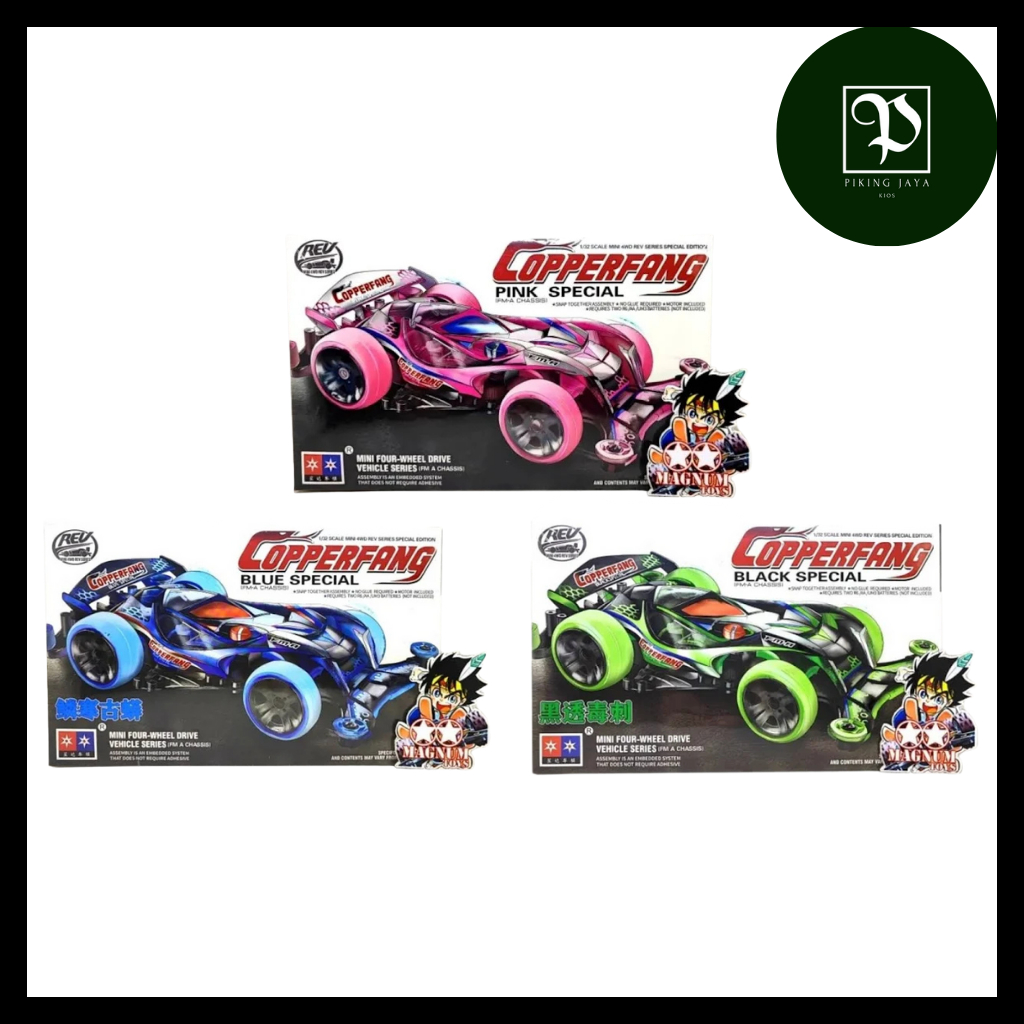 Tamiya Mini 4WD Daxing Copperfang FM-A Chassis - Rep. Tamiya Merk Daxing