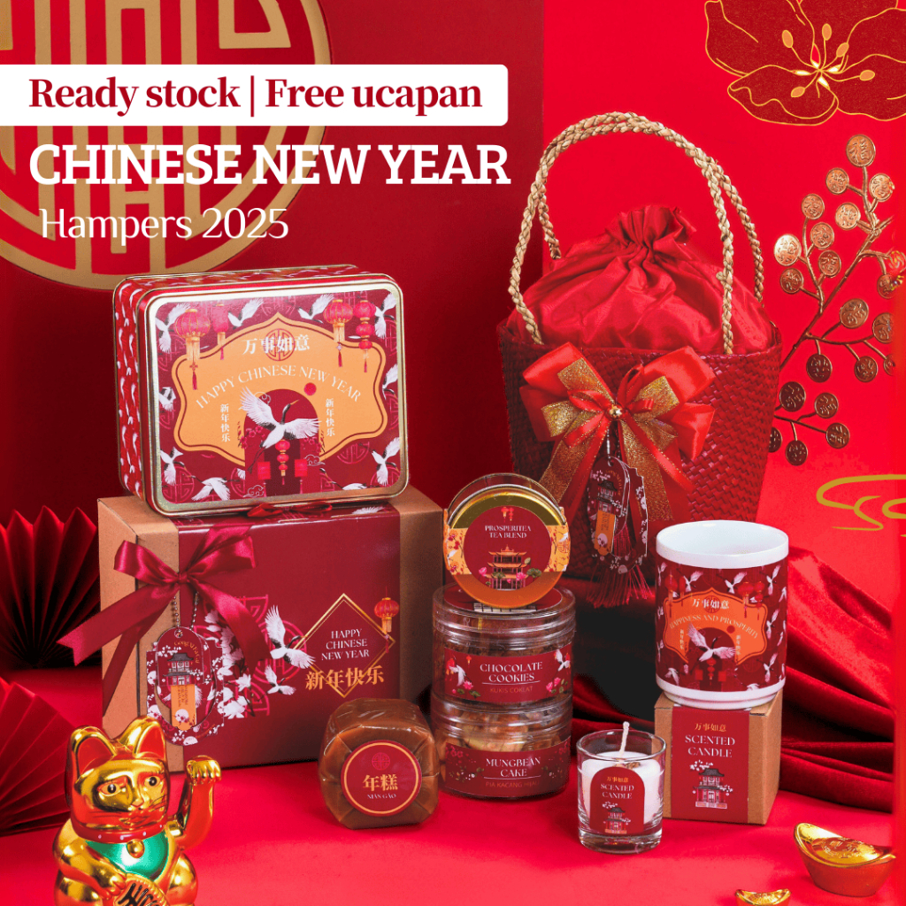 

Hampers Imlek 2025 | Chinese New Year Hampers Gift box Kado imlek hampers sincia Souvenir Kue kering Parcel Cny Hadiah chinese kue keranjang Lilin permen