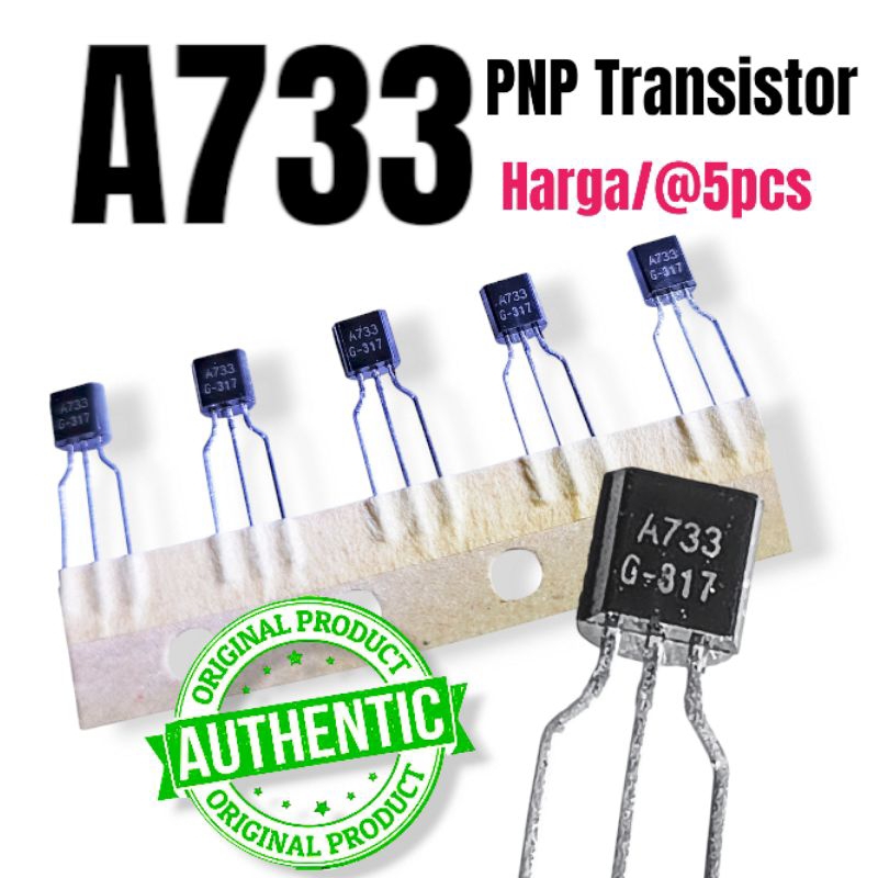 @5pcs Transistor A733 Original | TR A 733 PNP Transistor