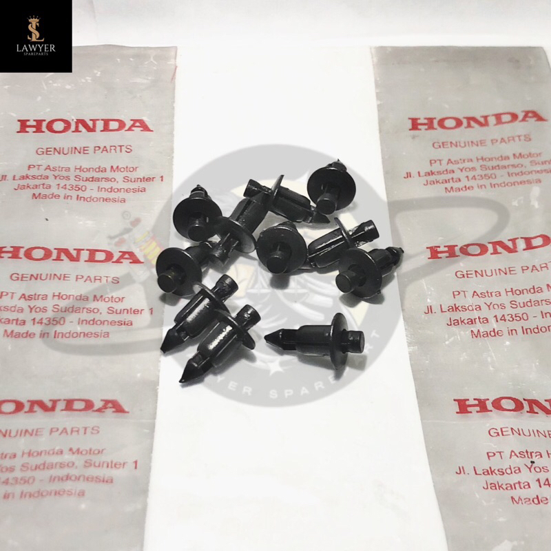 Baut Kancing Body Clip Klip Plastik Kecil Motor Honda Vario 125 160 Beat K1A ADV 150 Grade A Origina