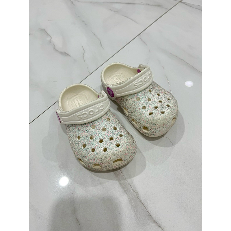 PRELOVED CROCS ORI SINGAPORE / crocs ori murah toddler / crocs ori singapura anak cewek 1 - 2 tahun 