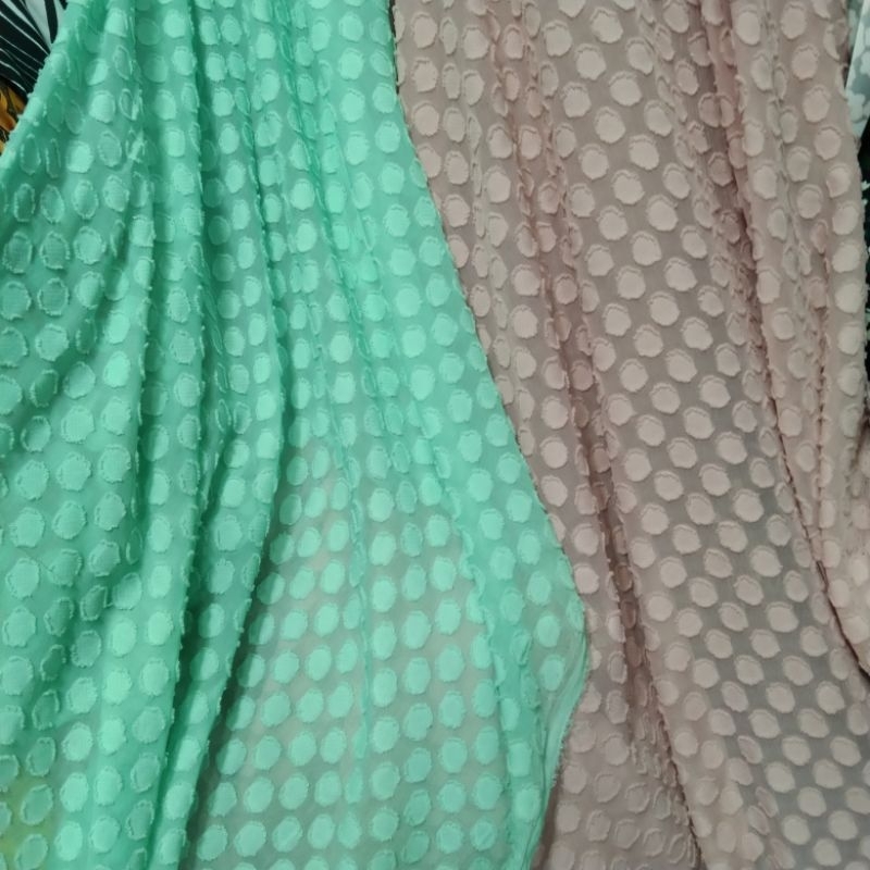 Kain sifon uragiri | Harga/0,5m | bahan sifon uragiri impor | bahan  uragiri | kain sifon uragiri...