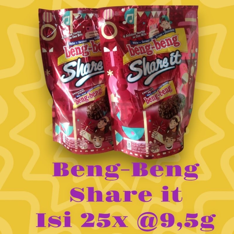 

Beng Beng share It isi 25pcs/ beng-beng share it / beng2 / bengbeng serit