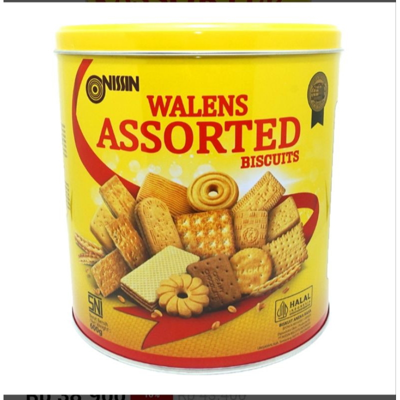 

biskuit kaleng Nissin walens assorted 650 gram limited edition idul Fitri