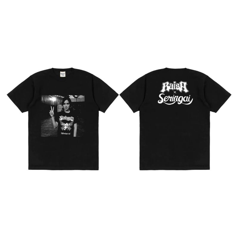 T-Shirt Black Seringai X Raisa