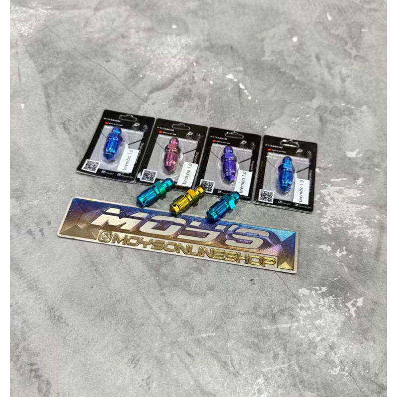 Nepel Angin Titanium M10 Drat 14 Halus 1.00 Kasar 1.25 Titanium