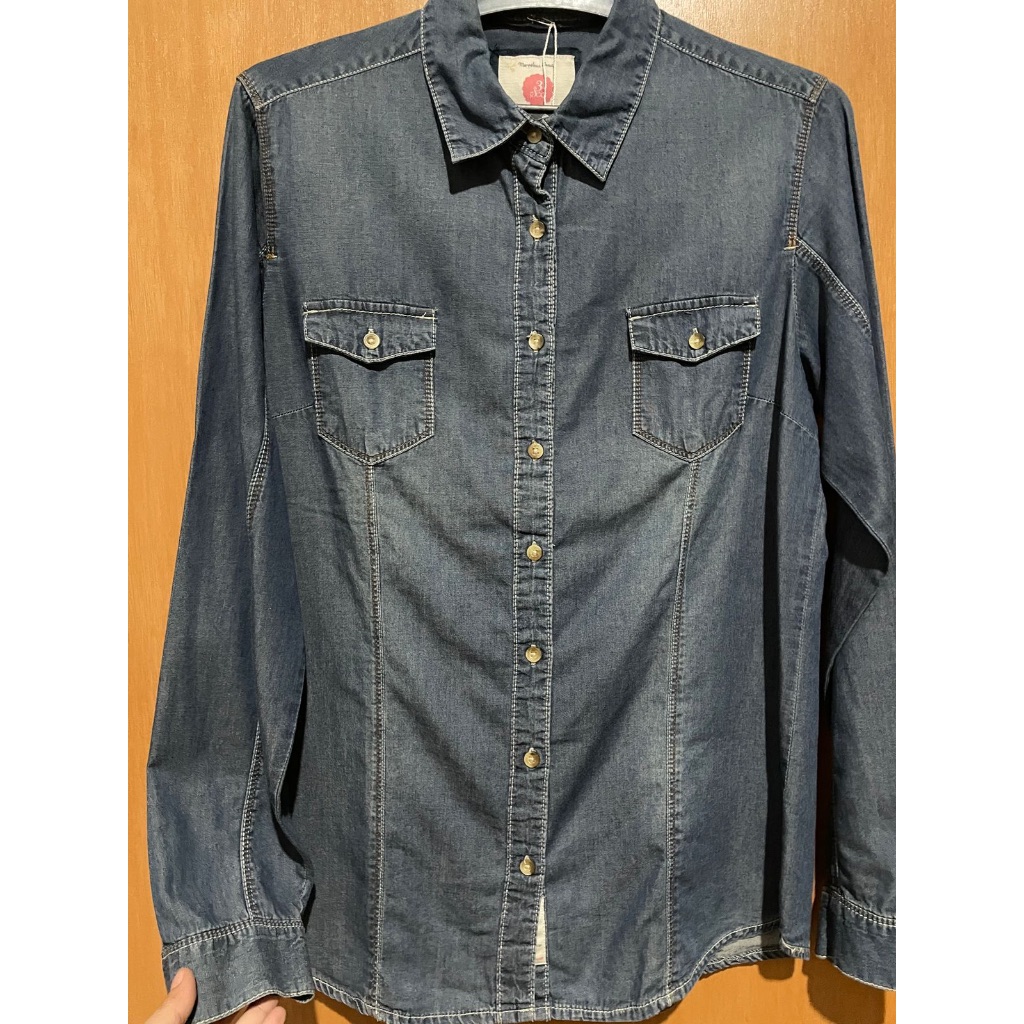 [PL] 3 SECOND - Pakaian / Baju Kemeja Lengan Panjang untuk Wanita / Perempuan Remaja / Dewasa (asli/