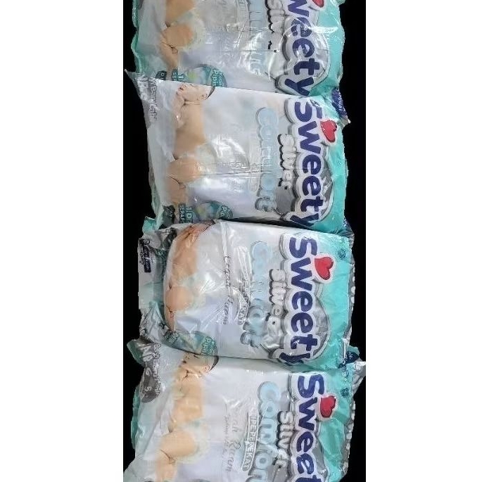 PROMO SWEETY Silver 1Bungkus NB-S 5pc Popok/Pempres Perekat Bayi Baru Lahir