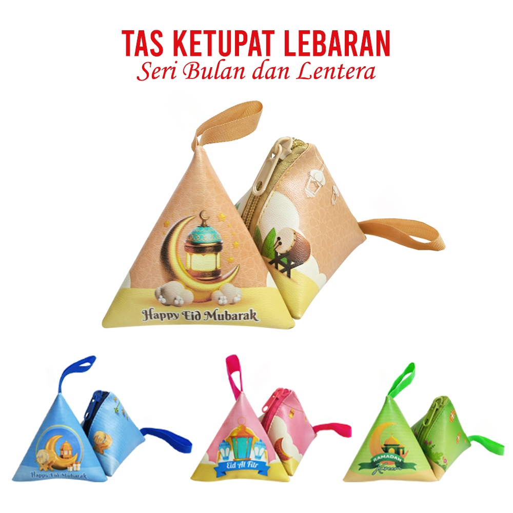 

Souvenir Lebaran Tas Ketupat Amplop Angpao Fitrah THR Idul Fitri Segitiga Kupat