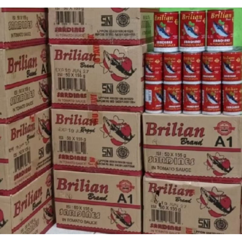 

PROMO SARDEN BRILIAN perkarton isi 50 kaleng