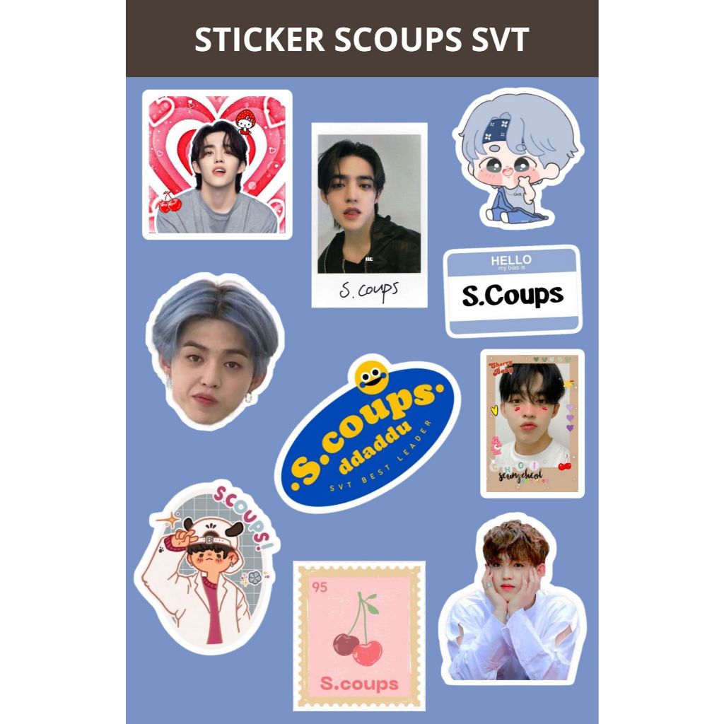 

Sticker SEVENTEEN Non Cutting 10x15cm - Sticker Aesthetic Keren Murah kpop carat aesthetic cute freebies case HP laptop